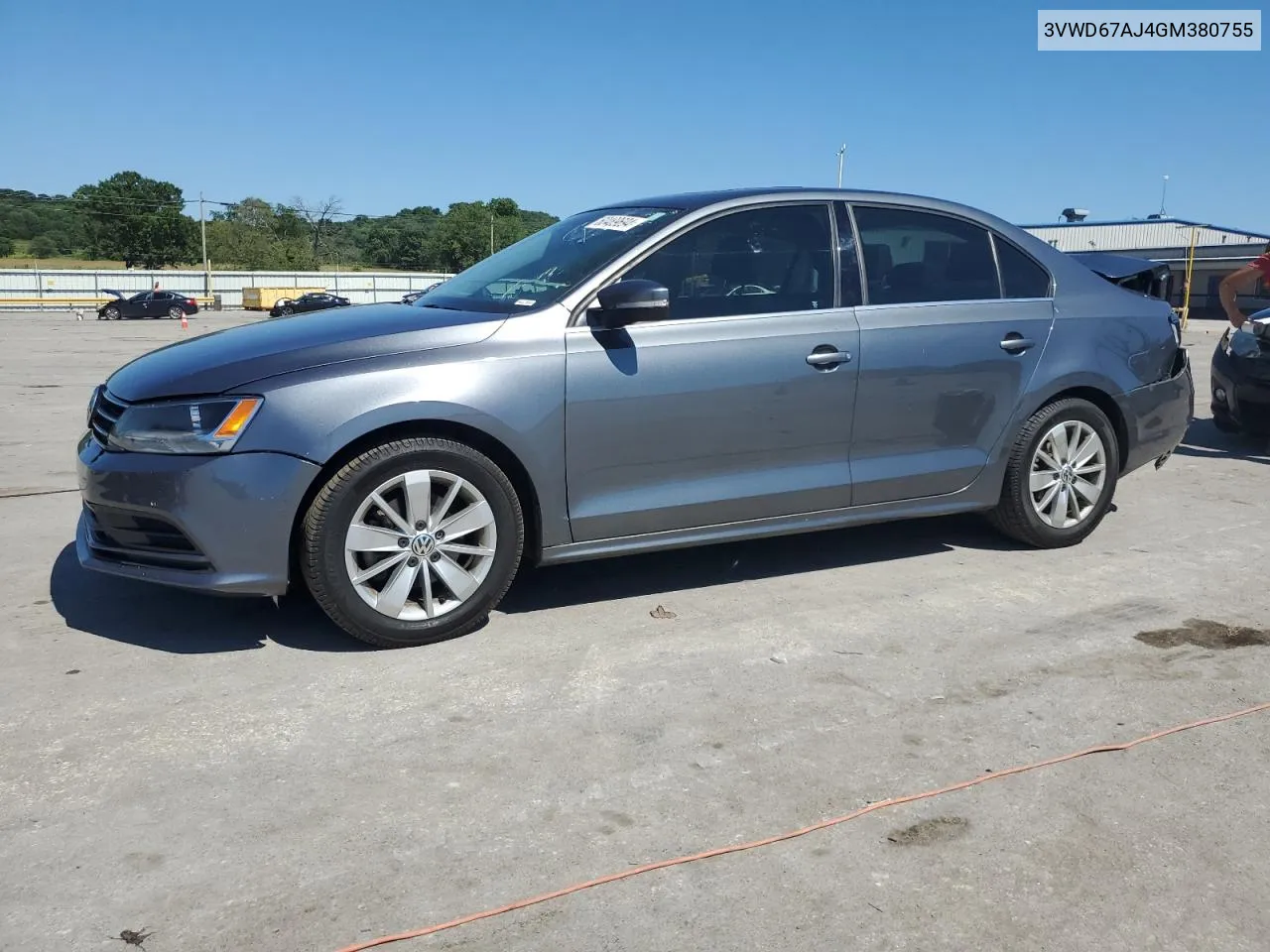 2016 Volkswagen Jetta Se VIN: 3VWD67AJ4GM380755 Lot: 60489694