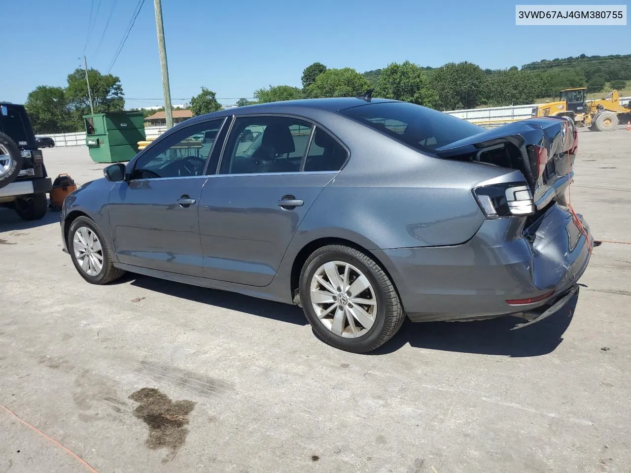 2016 Volkswagen Jetta Se VIN: 3VWD67AJ4GM380755 Lot: 60489694