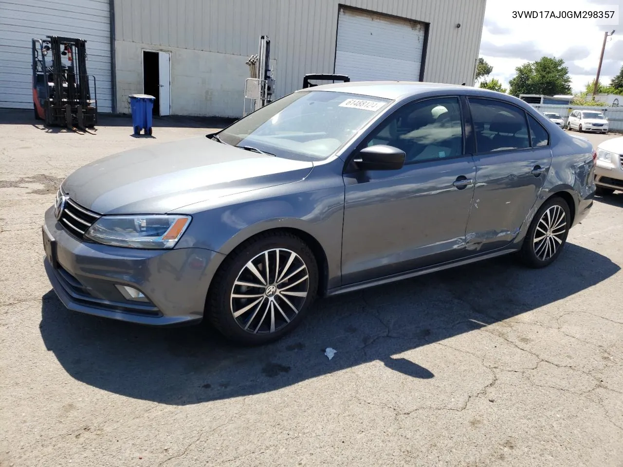 2016 Volkswagen Jetta Sport VIN: 3VWD17AJ0GM298357 Lot: 61488124