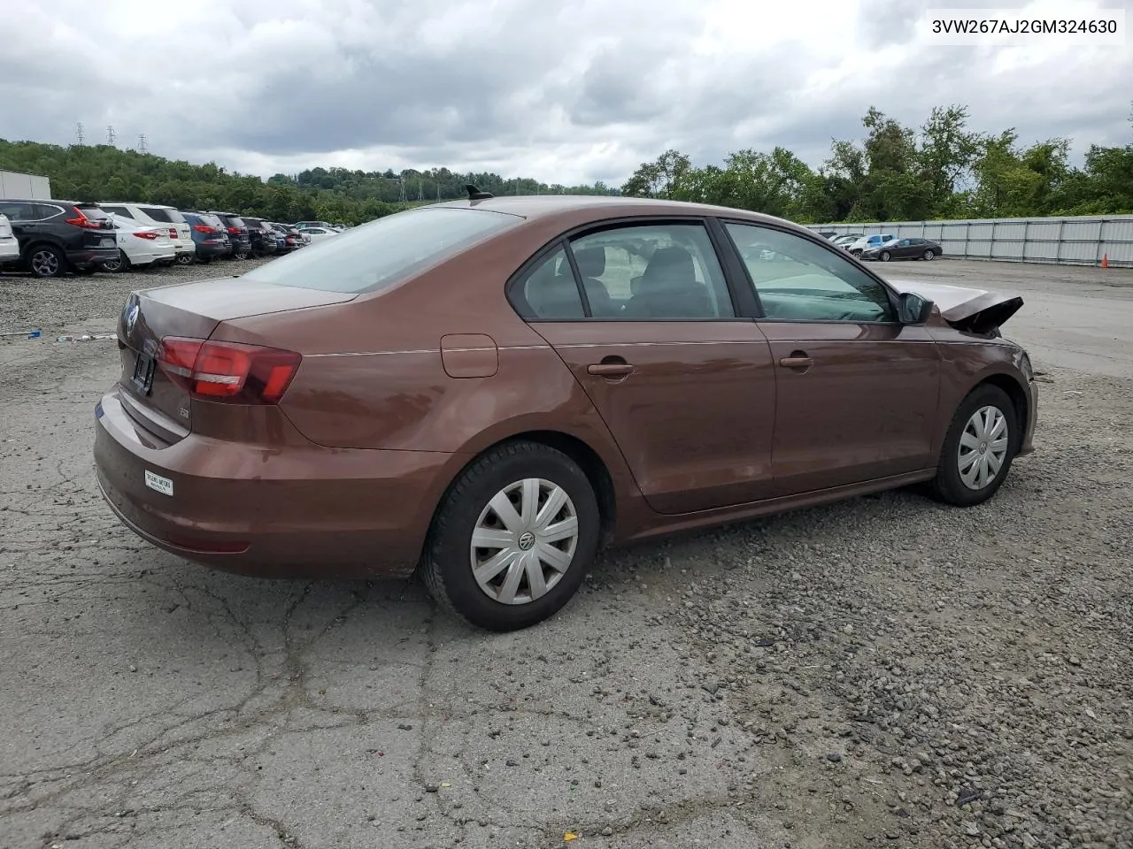 2016 Volkswagen Jetta S VIN: 3VW267AJ2GM324630 Lot: 62844784