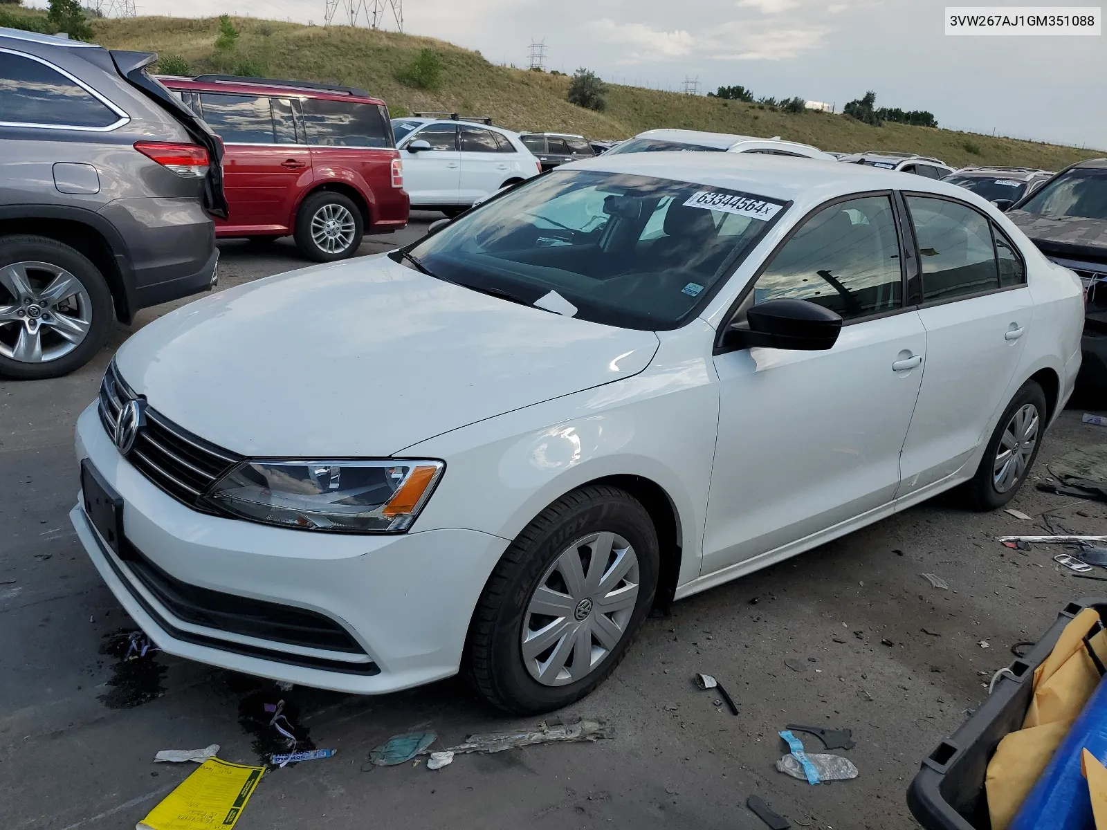 3VW267AJ1GM351088 2016 Volkswagen Jetta S