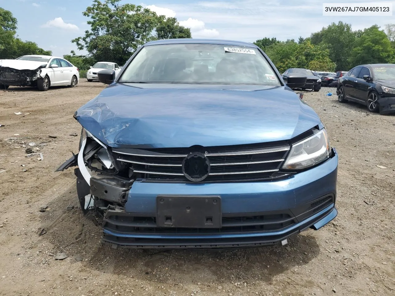 3VW267AJ7GM405123 2016 Volkswagen Jetta S