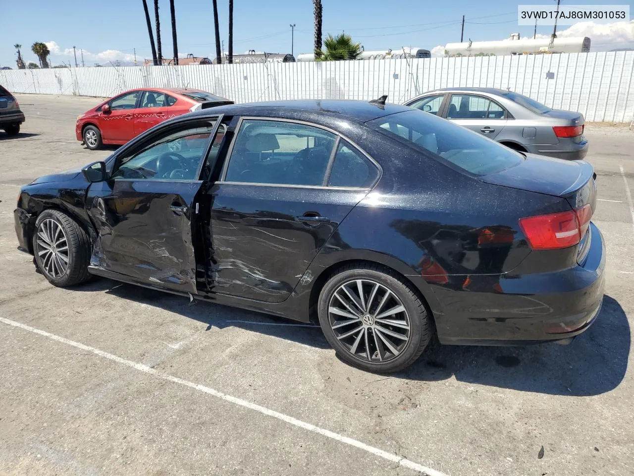 2016 Volkswagen Jetta Sport VIN: 3VWD17AJ8GM301053 Lot: 63983323