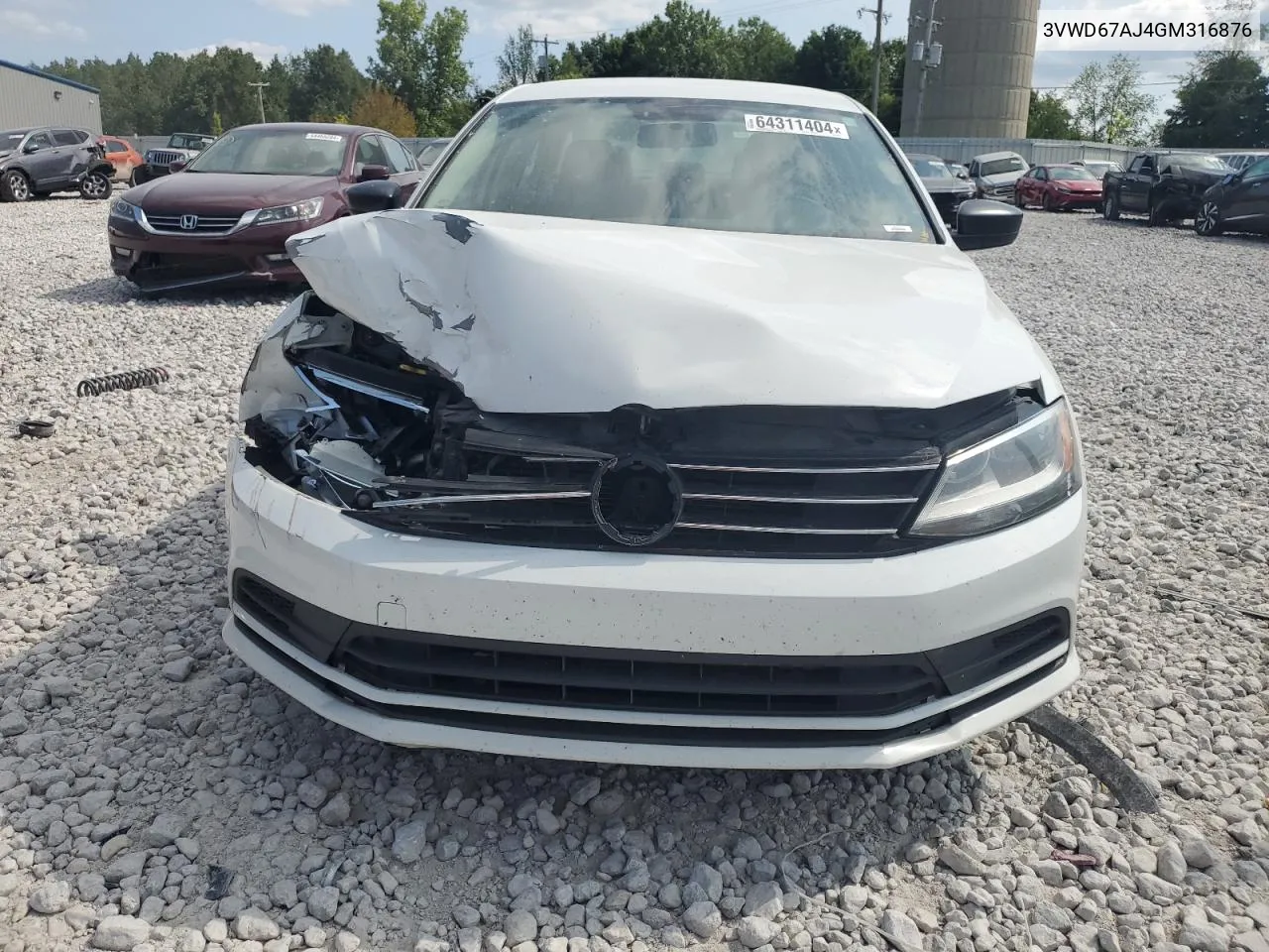 2016 Volkswagen Jetta Se VIN: 3VWD67AJ4GM316876 Lot: 64311404