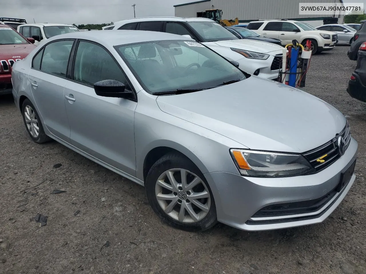 2016 Volkswagen Jetta Se VIN: 3VWD67AJ9GM247781 Lot: 64472224