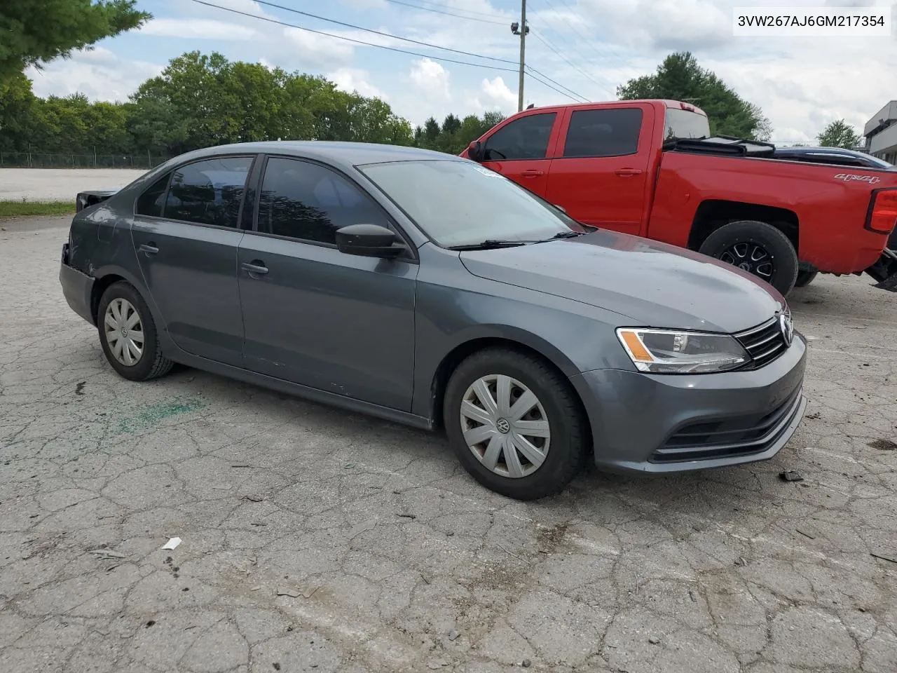 2016 Volkswagen Jetta S VIN: 3VW267AJ6GM217354 Lot: 64544664