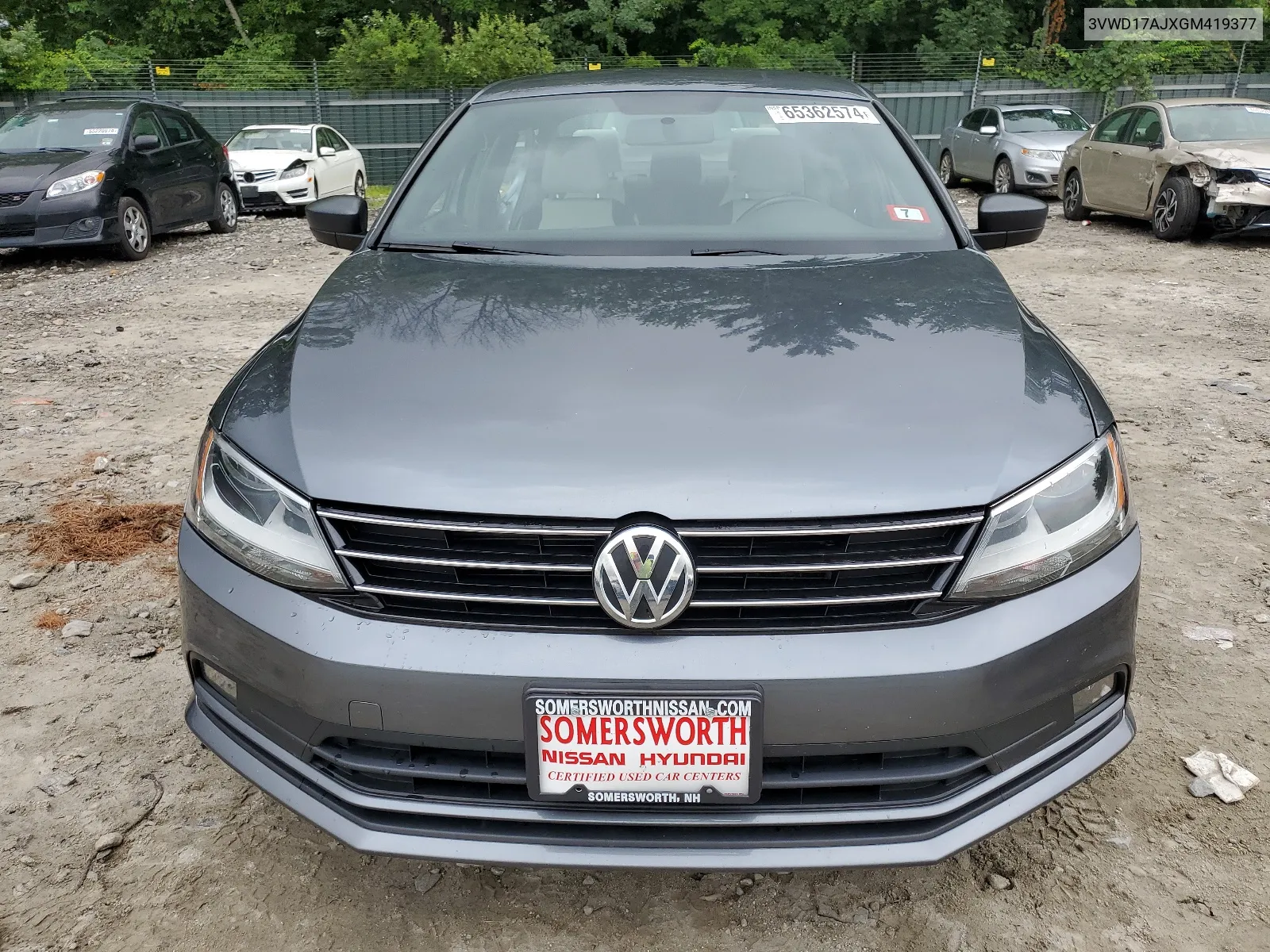 2016 Volkswagen Jetta Sport VIN: 3VWD17AJXGM419377 Lot: 65362574