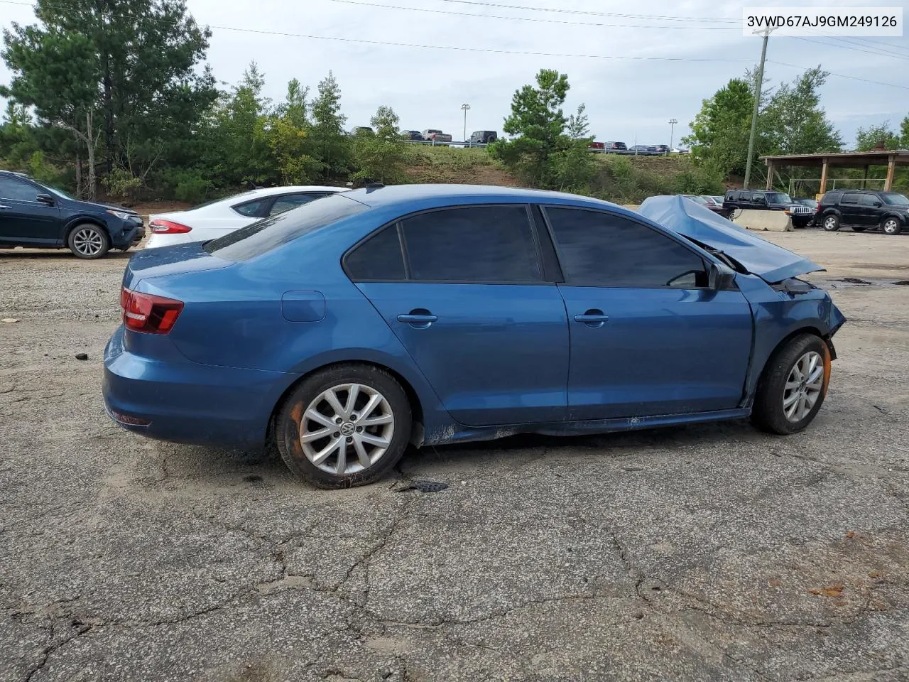 2016 Volkswagen Jetta Se VIN: 3VWD67AJ9GM249126 Lot: 65372354