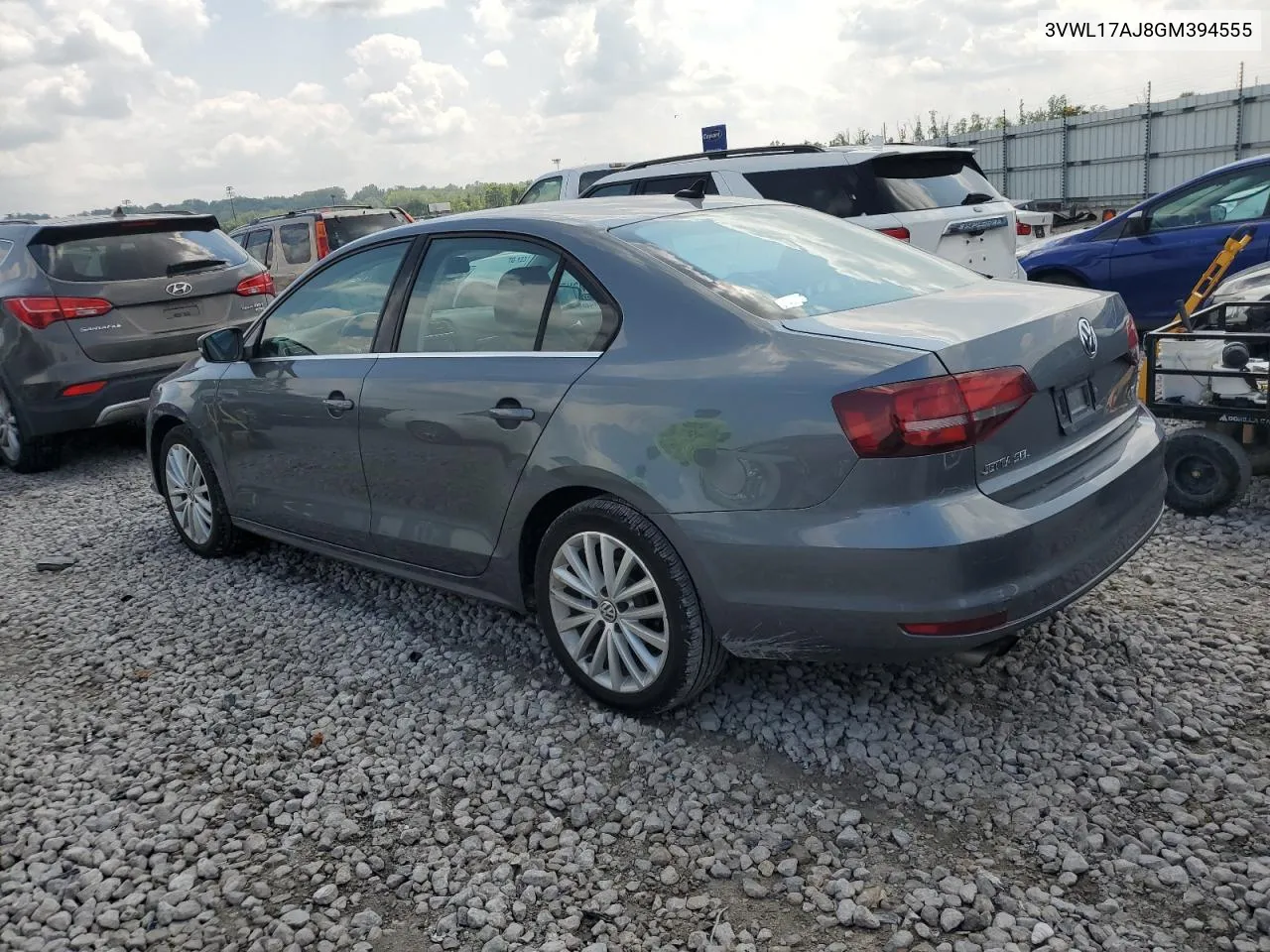 2016 Volkswagen Jetta Sel VIN: 3VWL17AJ8GM394555 Lot: 66398374