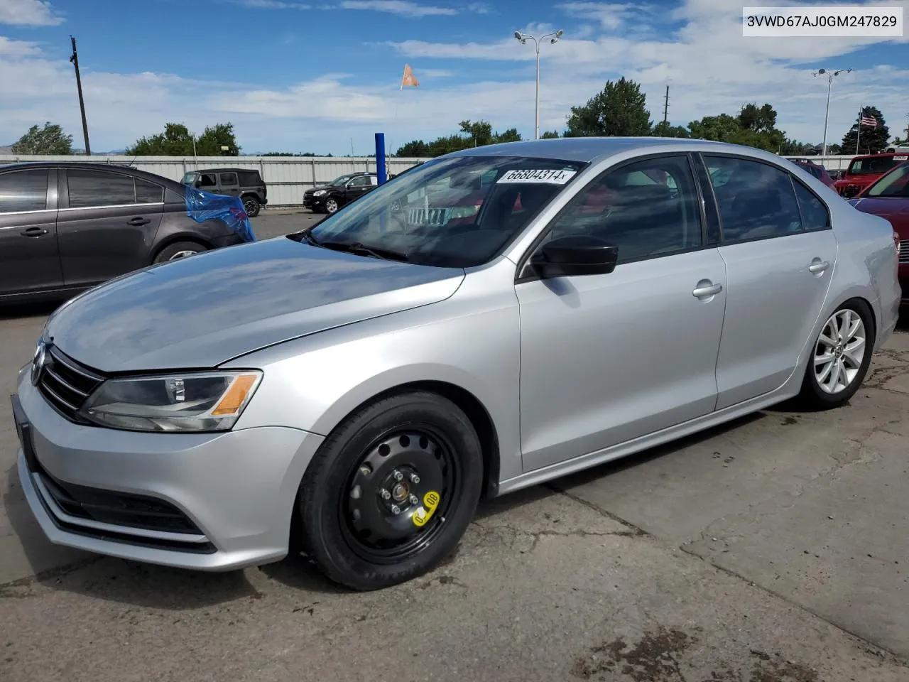 3VWD67AJ0GM247829 2016 Volkswagen Jetta Se