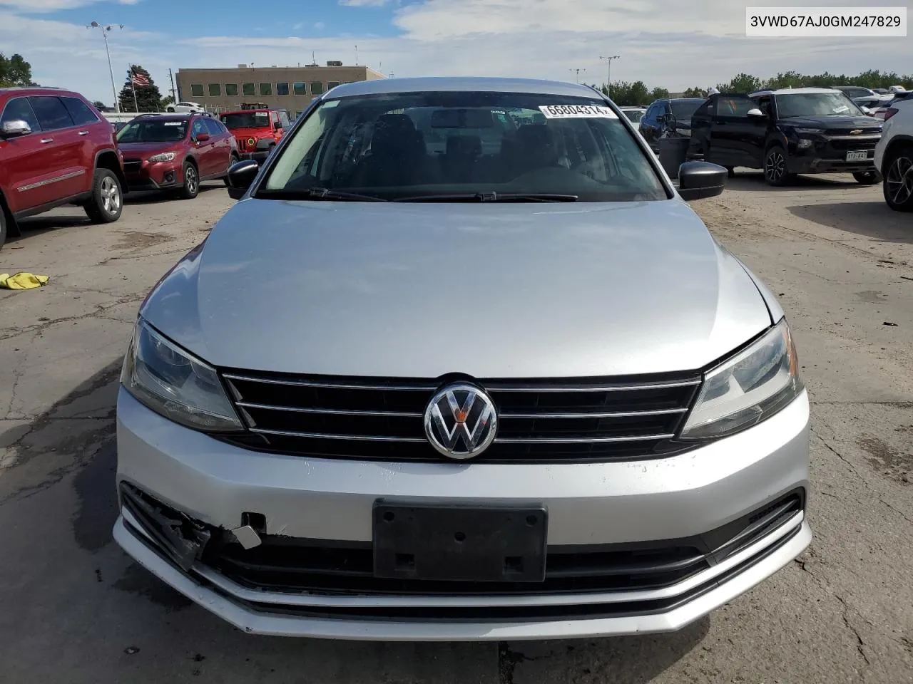 3VWD67AJ0GM247829 2016 Volkswagen Jetta Se