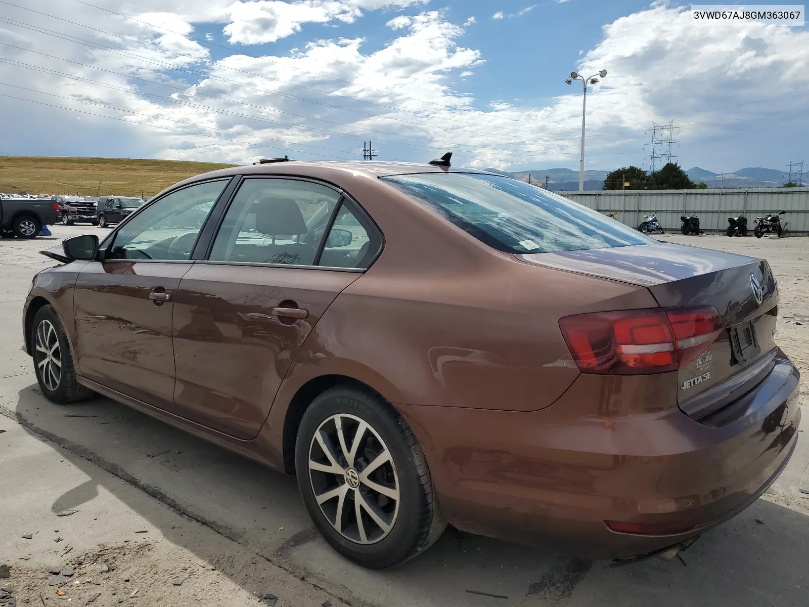 2016 Volkswagen Jetta Se VIN: 3VWD67AJ8GM363067 Lot: 67195364