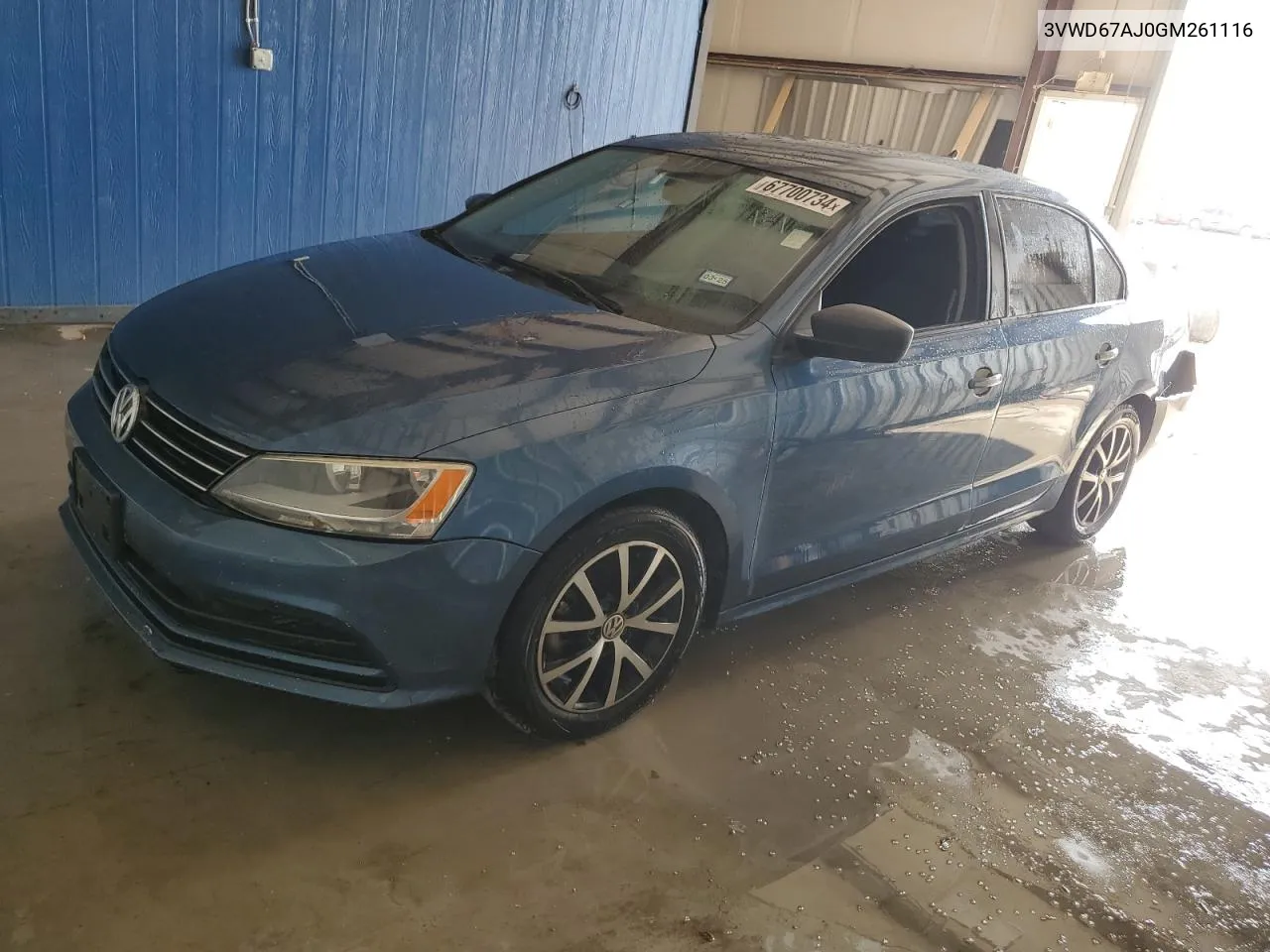 3VWD67AJ0GM261116 2016 Volkswagen Jetta Se