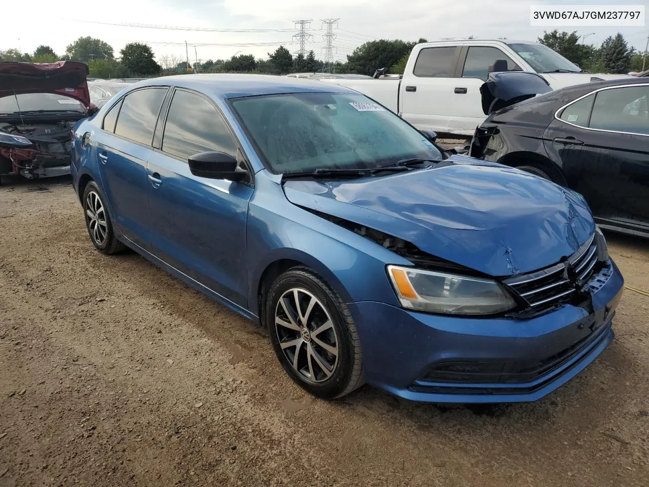 3VWD67AJ7GM237797 2016 Volkswagen Jetta Se