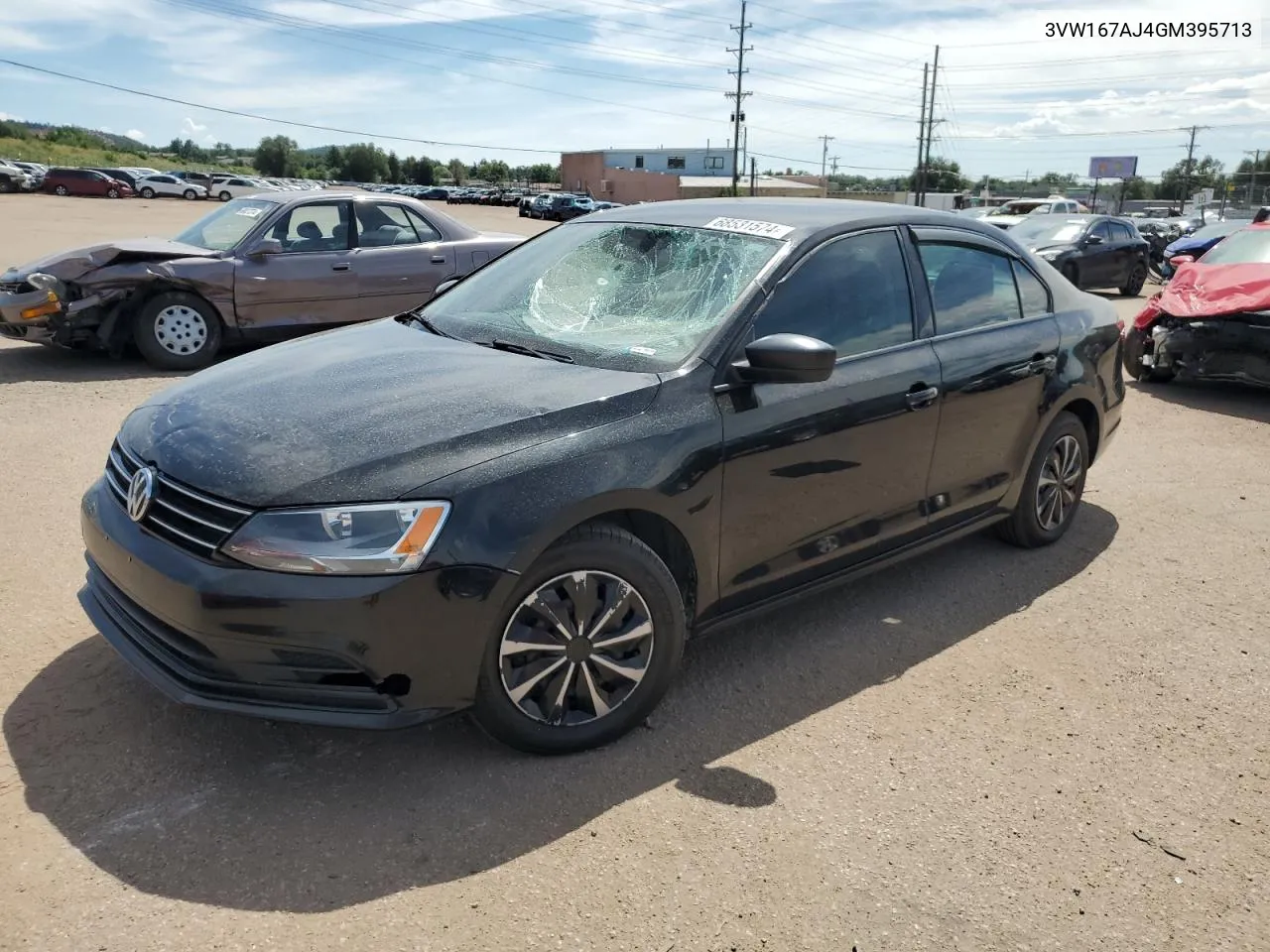 2016 Volkswagen Jetta S VIN: 3VW167AJ4GM395713 Lot: 68531574