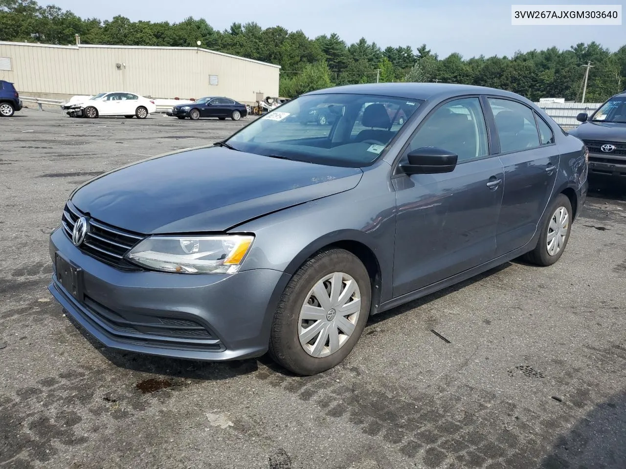 2016 Volkswagen Jetta S VIN: 3VW267AJXGM303640 Lot: 68819594