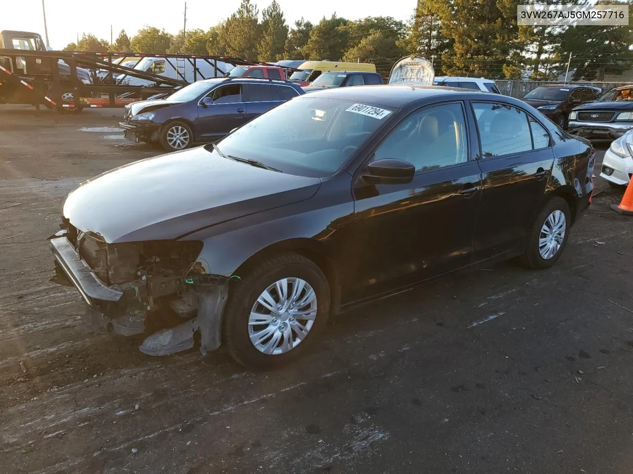 3VW267AJ5GM257716 2016 Volkswagen Jetta S