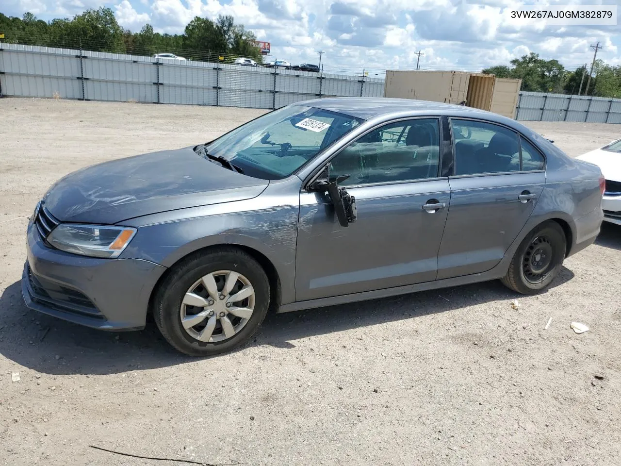 3VW267AJ0GM382879 2016 Volkswagen Jetta S