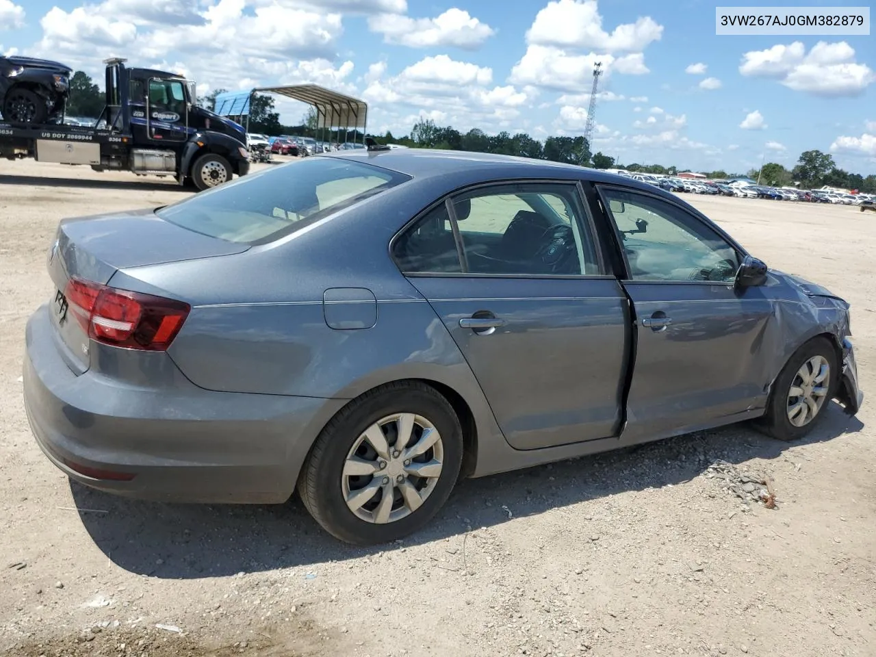 2016 Volkswagen Jetta S VIN: 3VW267AJ0GM382879 Lot: 69261374