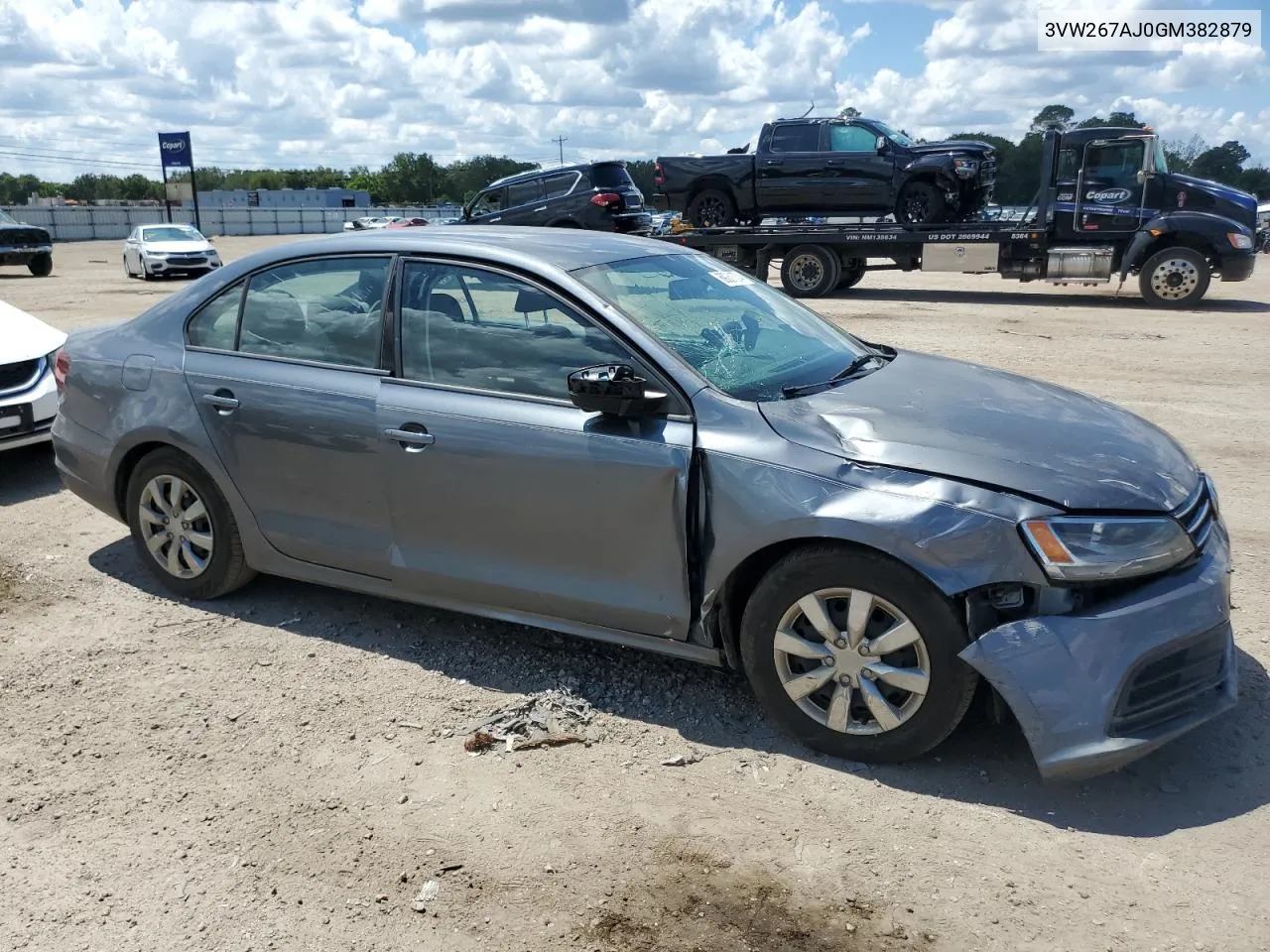 2016 Volkswagen Jetta S VIN: 3VW267AJ0GM382879 Lot: 69261374