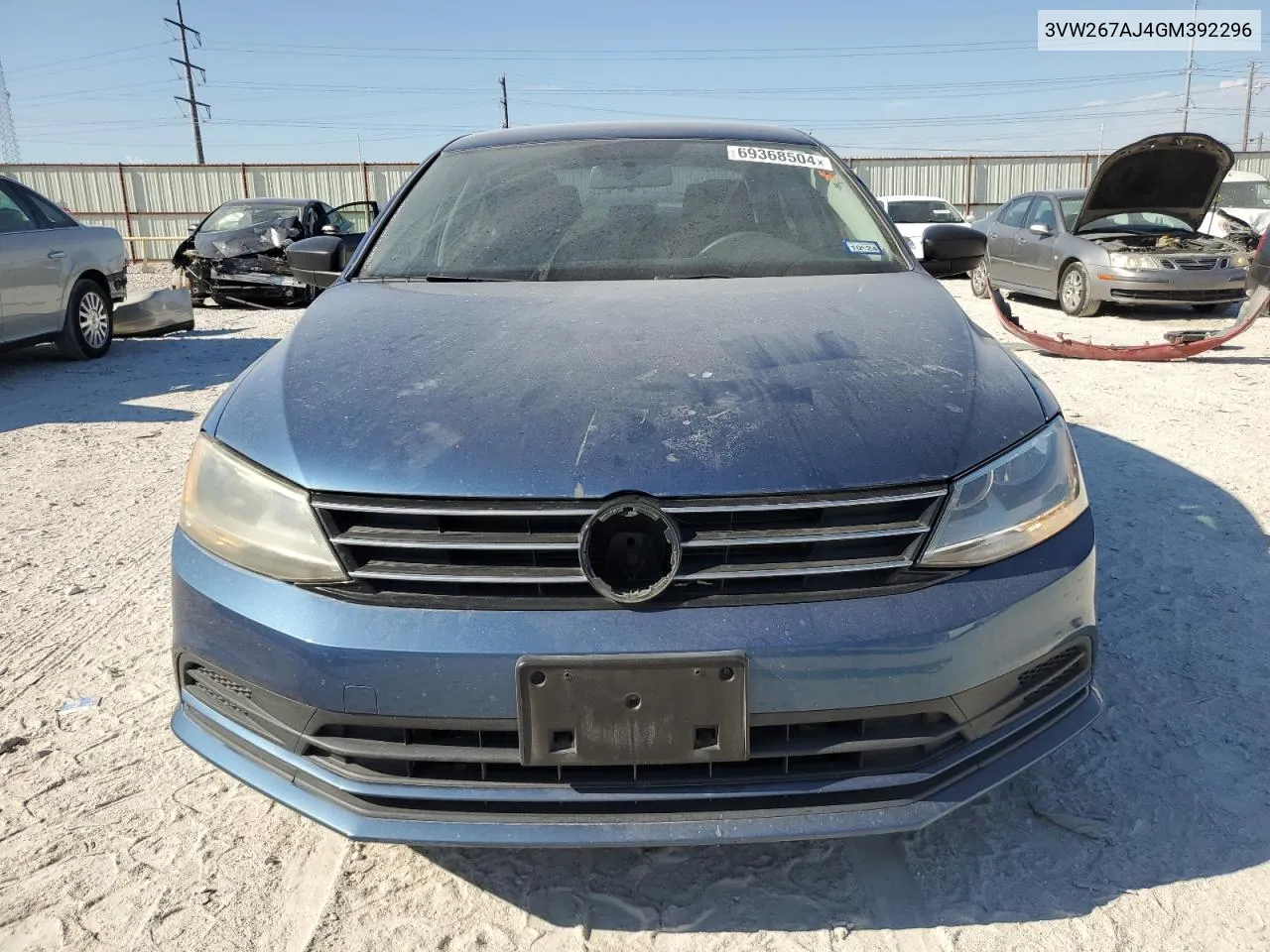 3VW267AJ4GM392296 2016 Volkswagen Jetta S