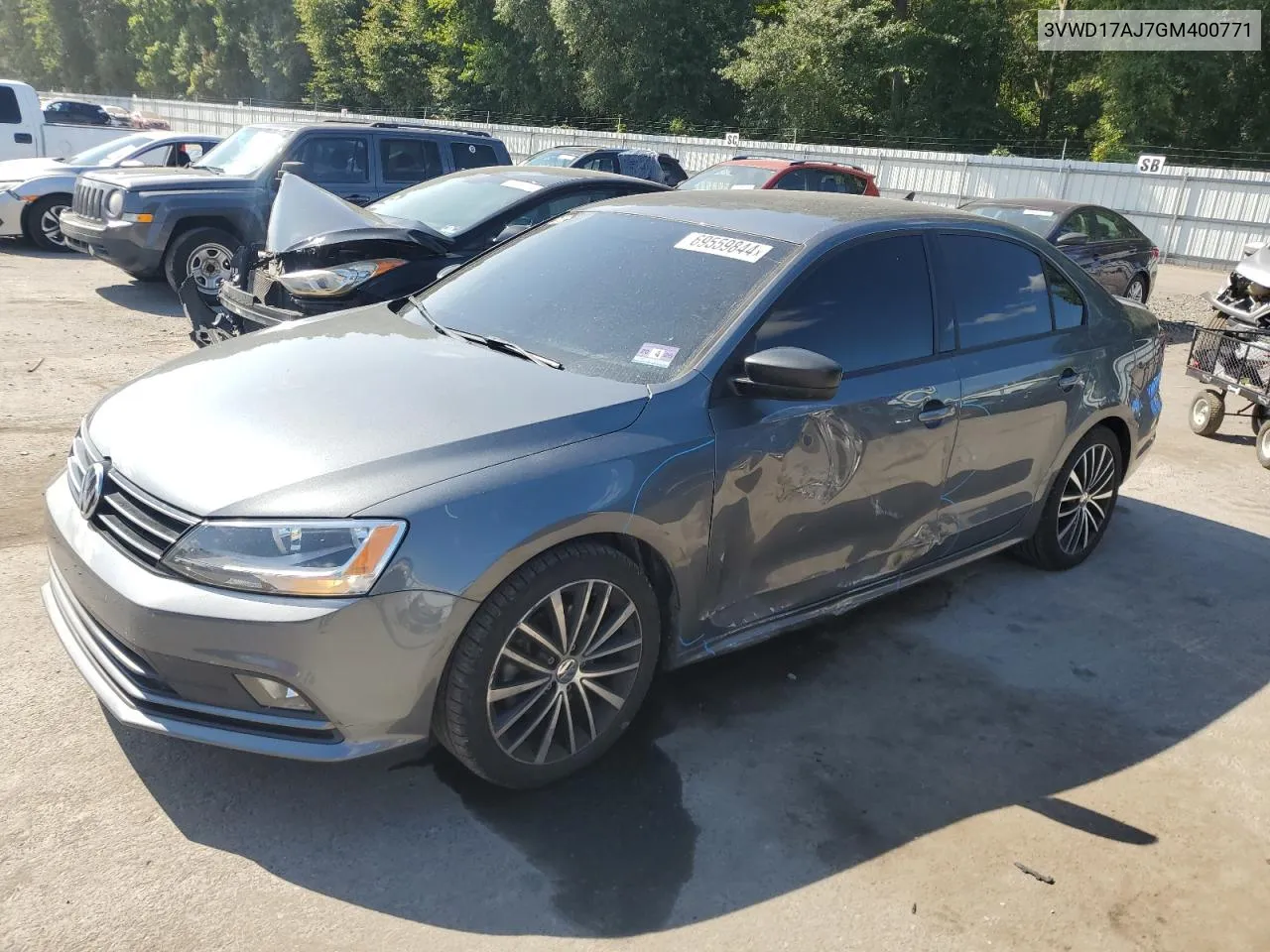 3VWD17AJ7GM400771 2016 Volkswagen Jetta Sport