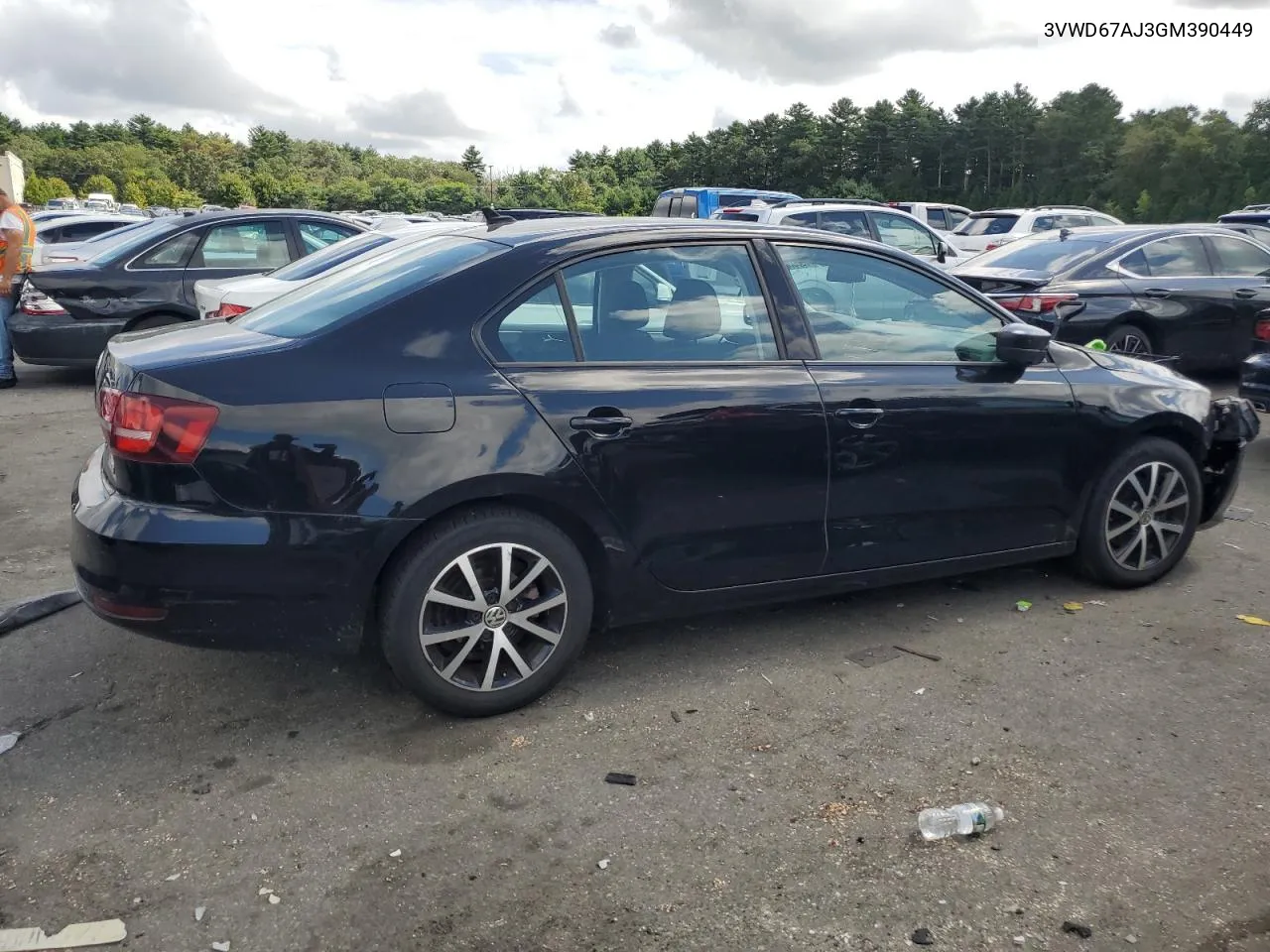 3VWD67AJ3GM390449 2016 Volkswagen Jetta Se