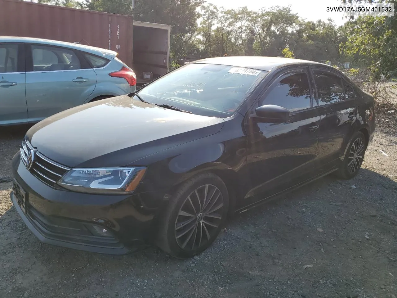 3VWD17AJ5GM401532 2016 Volkswagen Jetta Sport