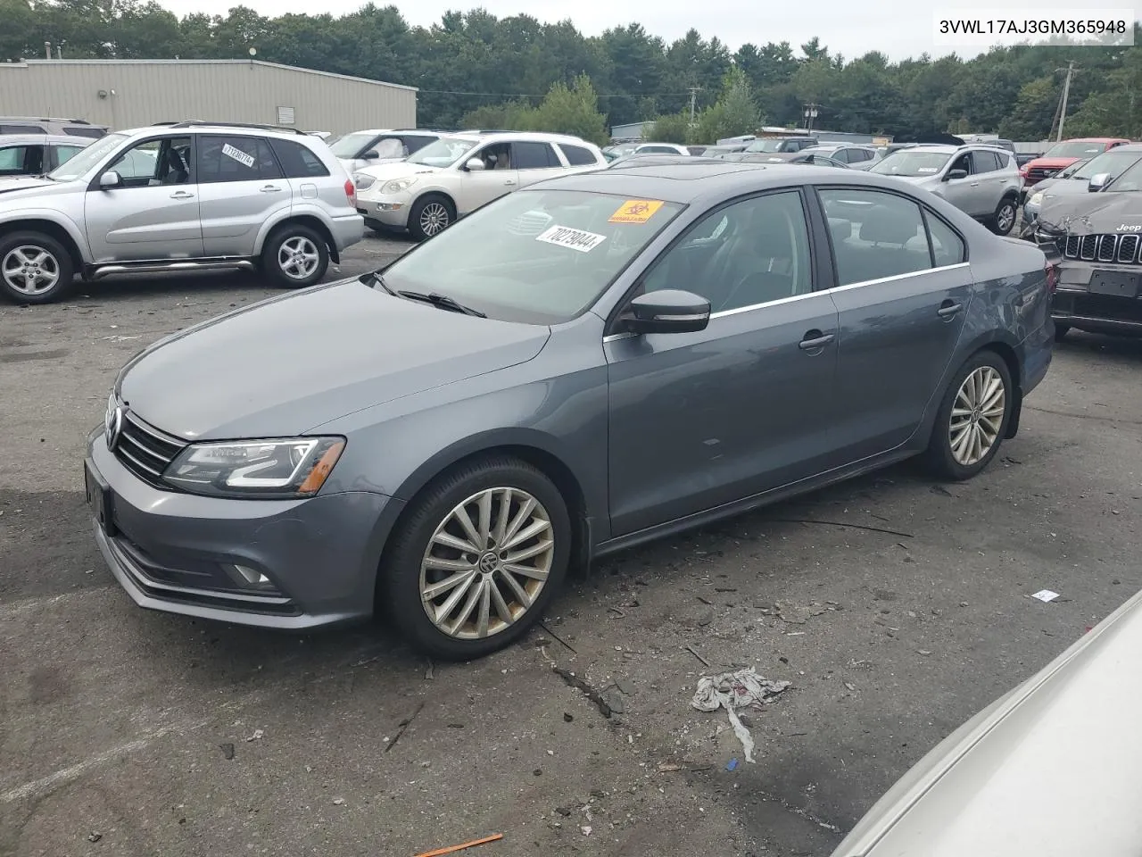 3VWL17AJ3GM365948 2016 Volkswagen Jetta Sel