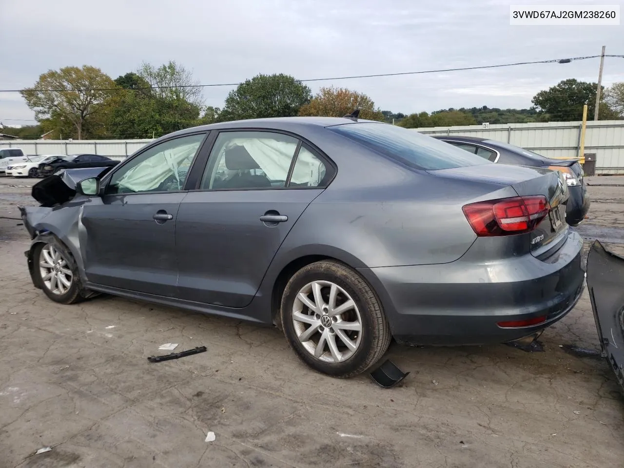 2016 Volkswagen Jetta Se VIN: 3VWD67AJ2GM238260 Lot: 70382064