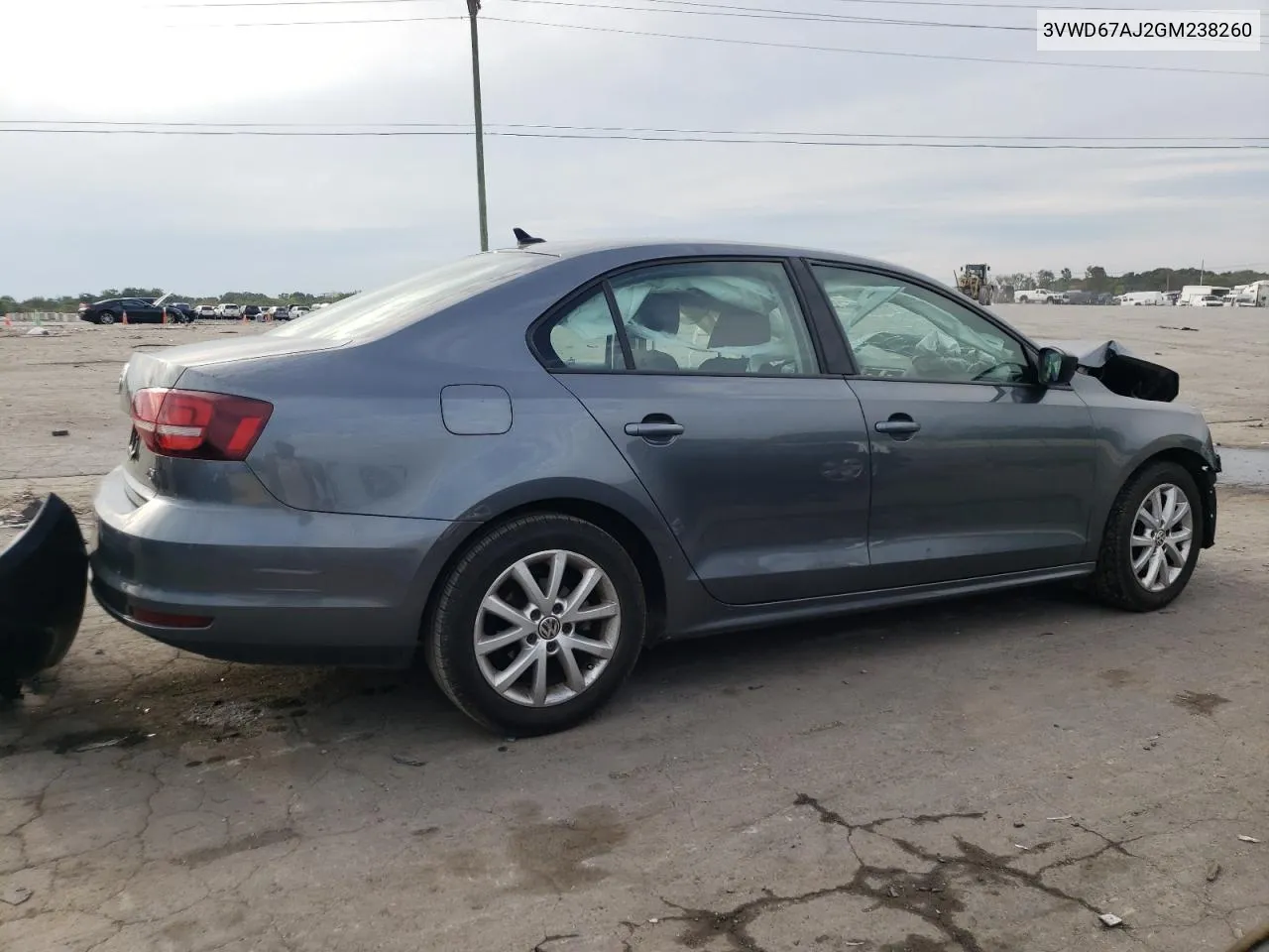 2016 Volkswagen Jetta Se VIN: 3VWD67AJ2GM238260 Lot: 70382064