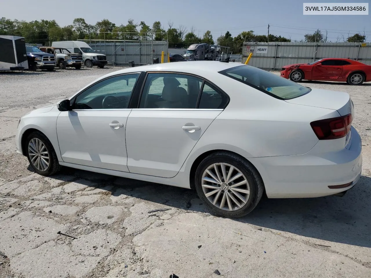 3VWL17AJ5GM334586 2016 Volkswagen Jetta Sel