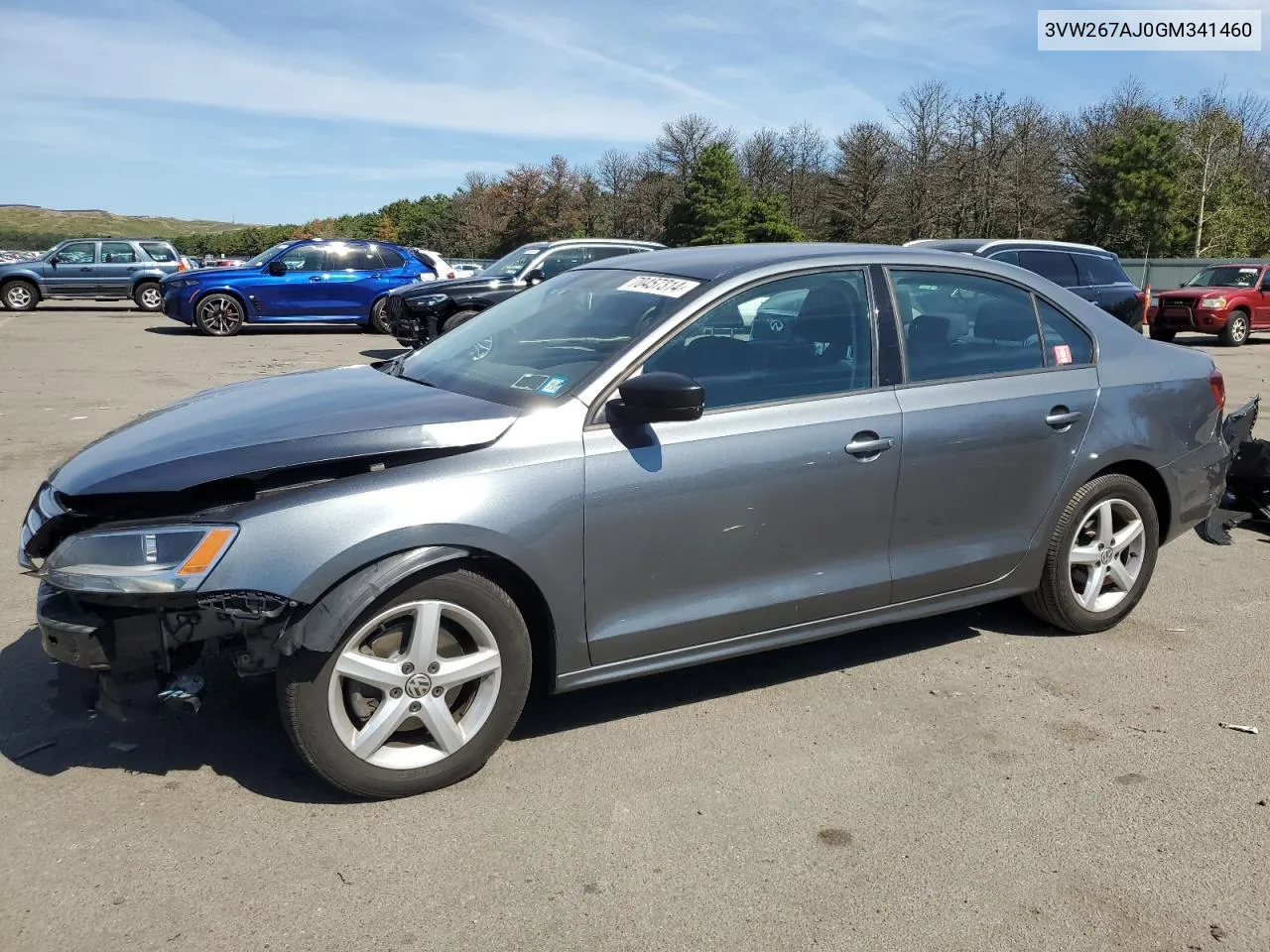 3VW267AJ0GM341460 2016 Volkswagen Jetta S