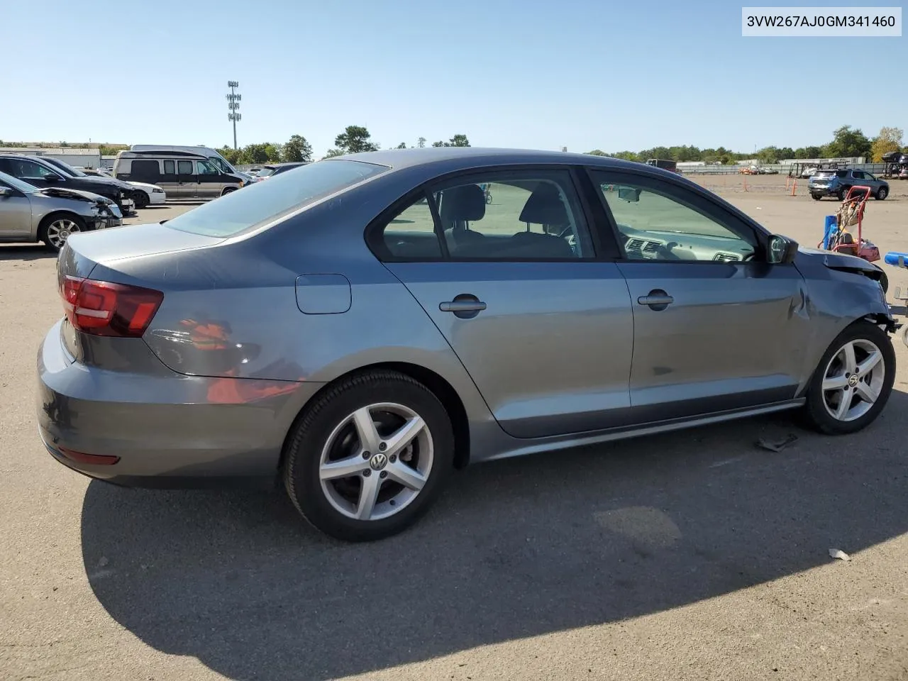 3VW267AJ0GM341460 2016 Volkswagen Jetta S