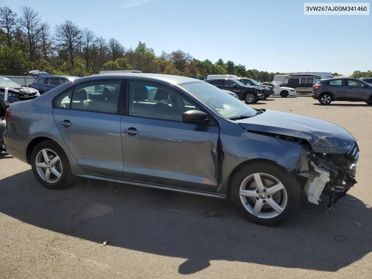 3VW267AJ0GM341460 2016 Volkswagen Jetta S