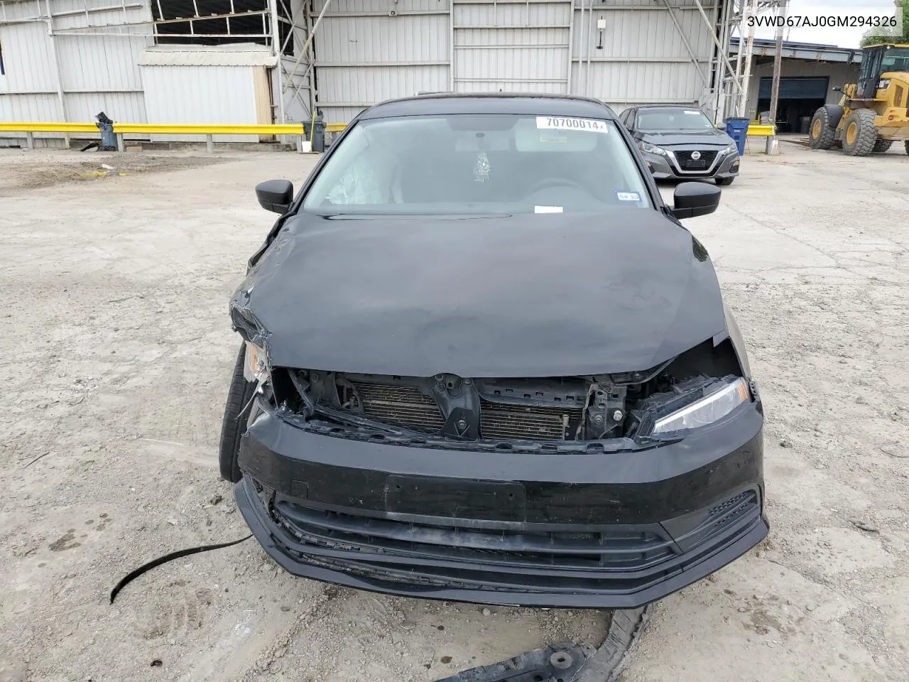 2016 Volkswagen Jetta Se VIN: 3VWD67AJ0GM294326 Lot: 70700014