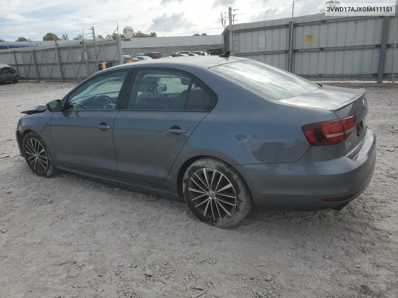 3VWD17AJXGM411151 2016 Volkswagen Jetta Sport