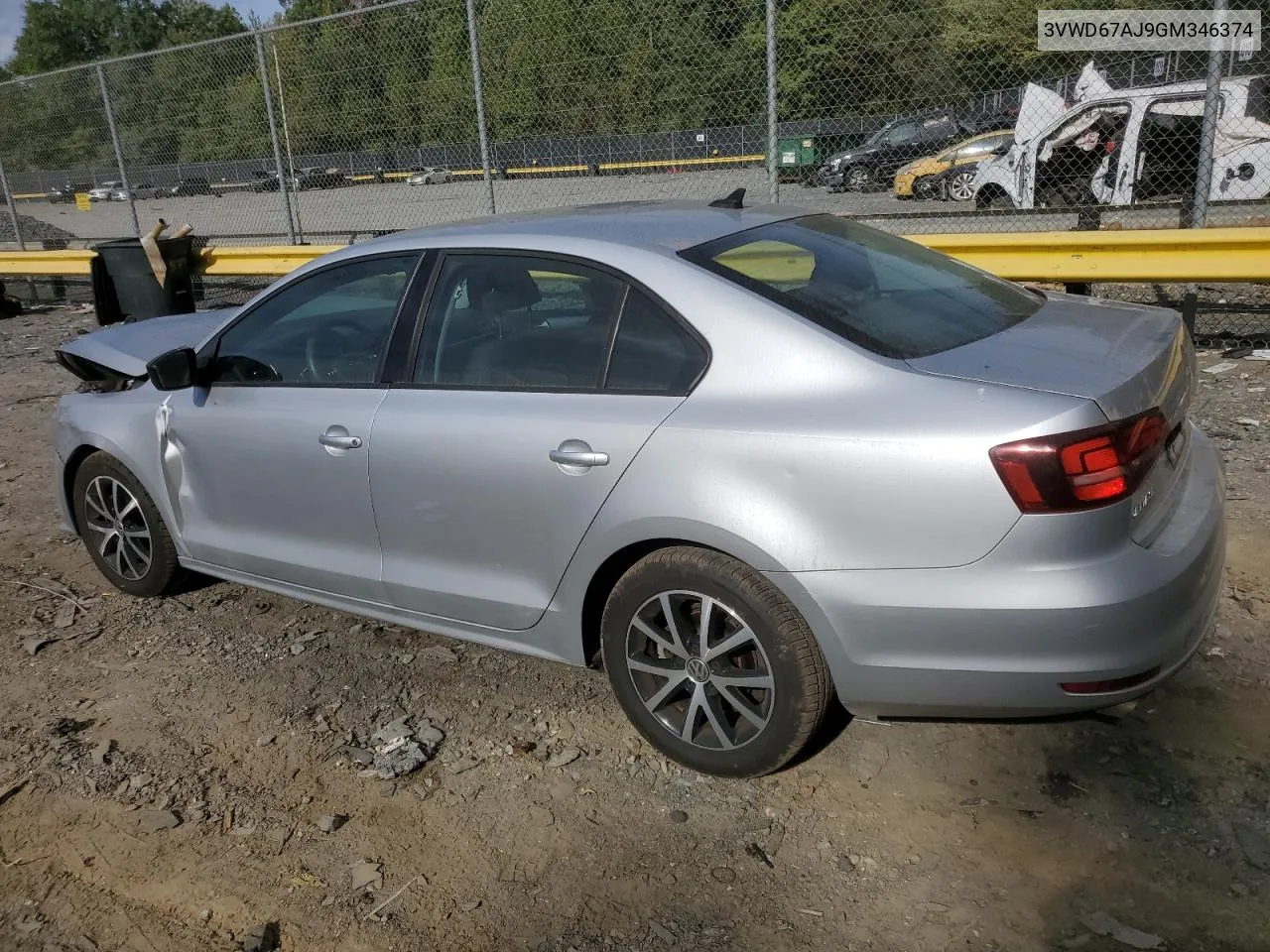 2016 Volkswagen Jetta Se VIN: 3VWD67AJ9GM346374 Lot: 70977964