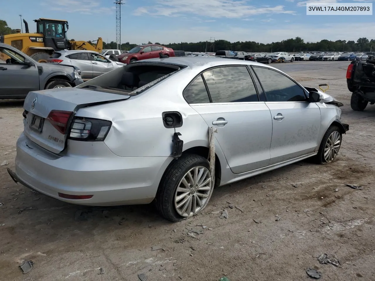 2016 Volkswagen Jetta Sel VIN: 3VWL17AJ4GM207893 Lot: 71040344