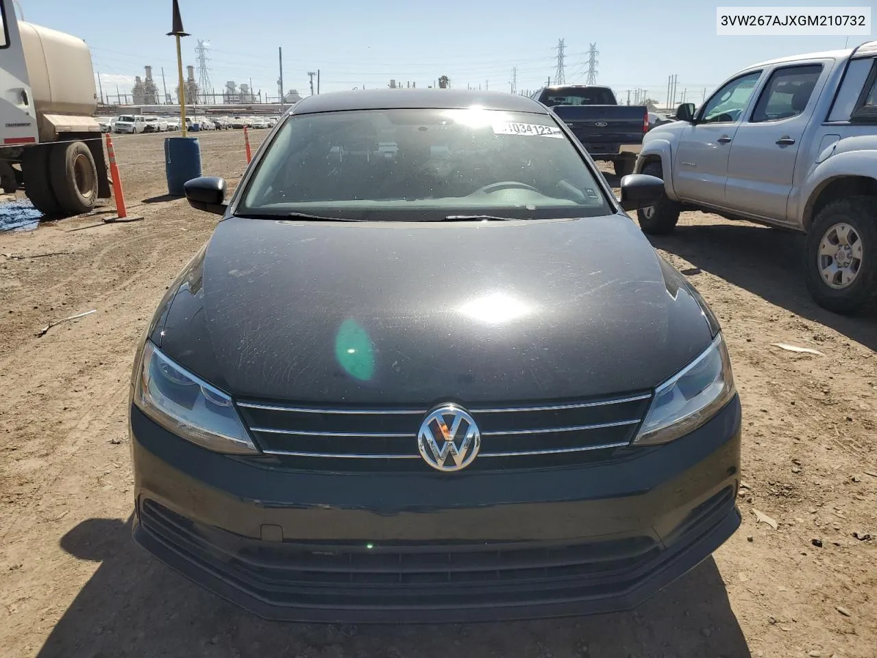 2016 Volkswagen Jetta S VIN: 3VW267AJXGM210732 Lot: 71047904