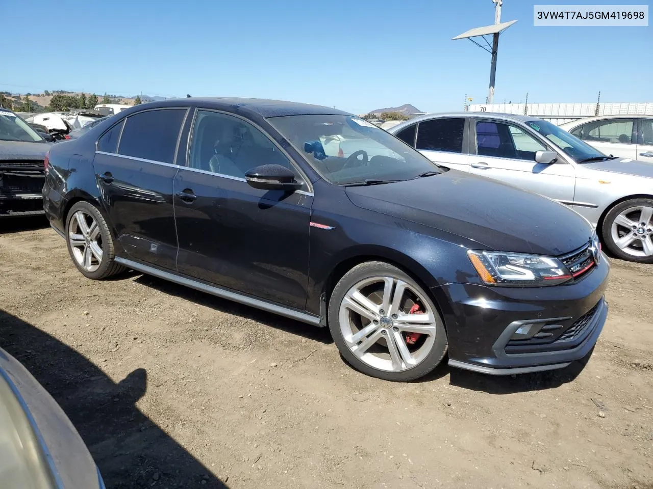 3VW4T7AJ5GM419698 2016 Volkswagen Jetta Gli