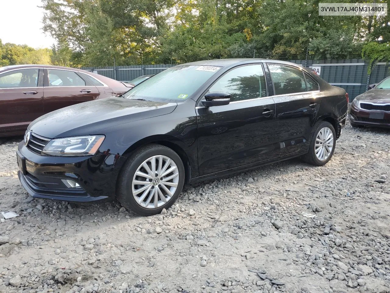 3VWL17AJ4GM314801 2016 Volkswagen Jetta Sel