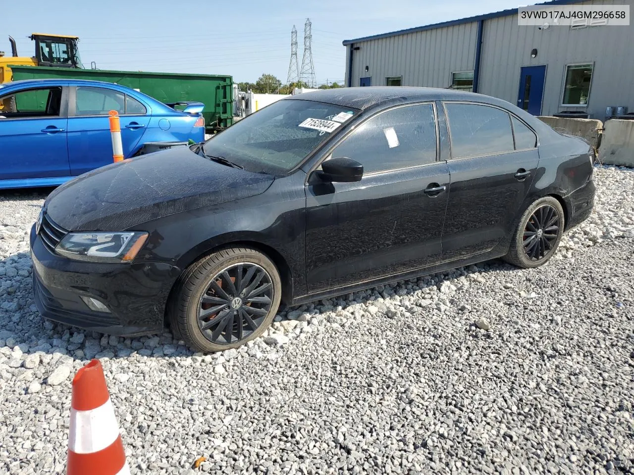 2016 Volkswagen Jetta Sport VIN: 3VWD17AJ4GM296658 Lot: 71528944