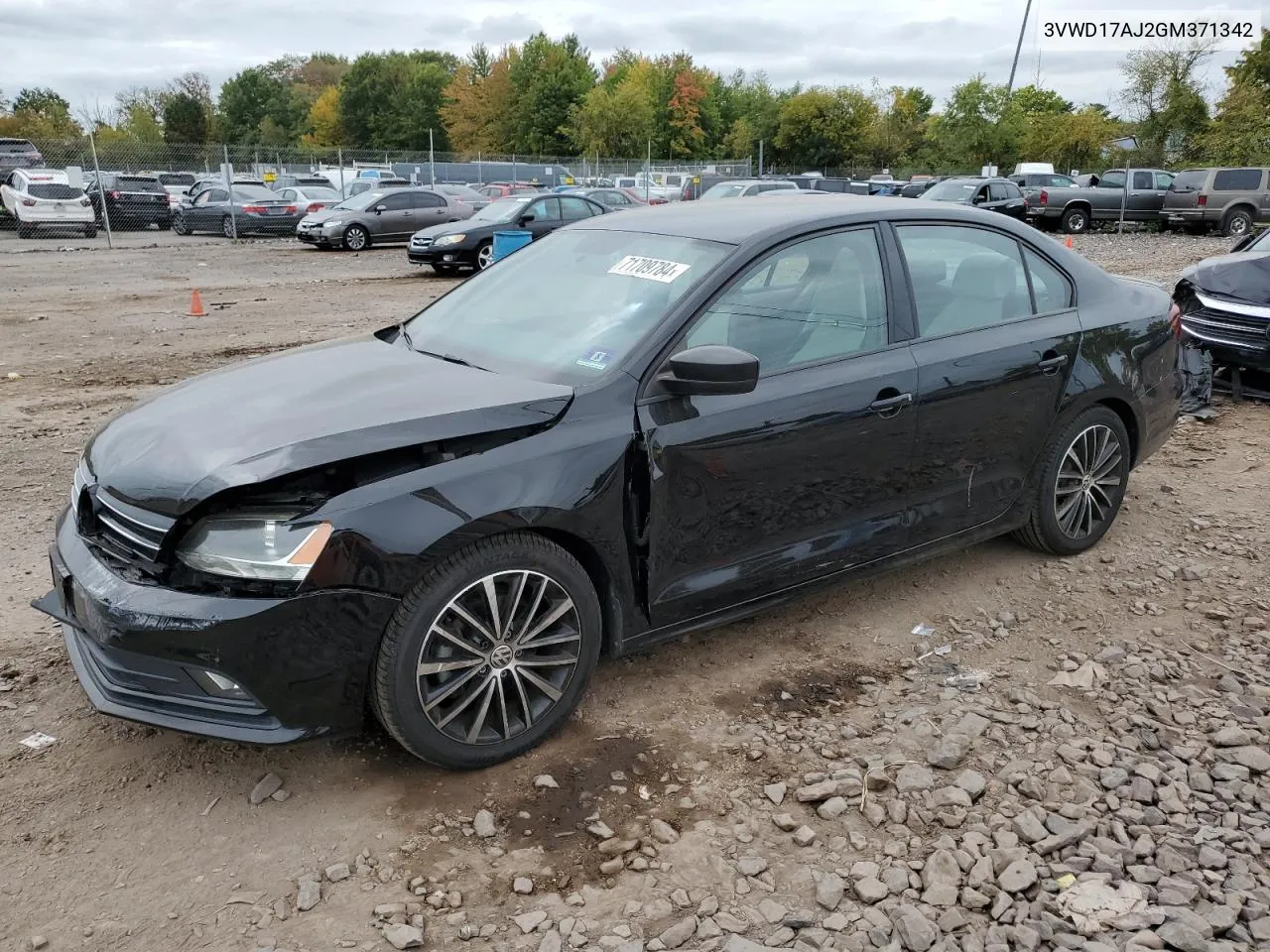 3VWD17AJ2GM371342 2016 Volkswagen Jetta Sport