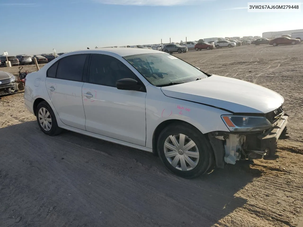 2016 Volkswagen Jetta S VIN: 3VW267AJ6GM279448 Lot: 72175154