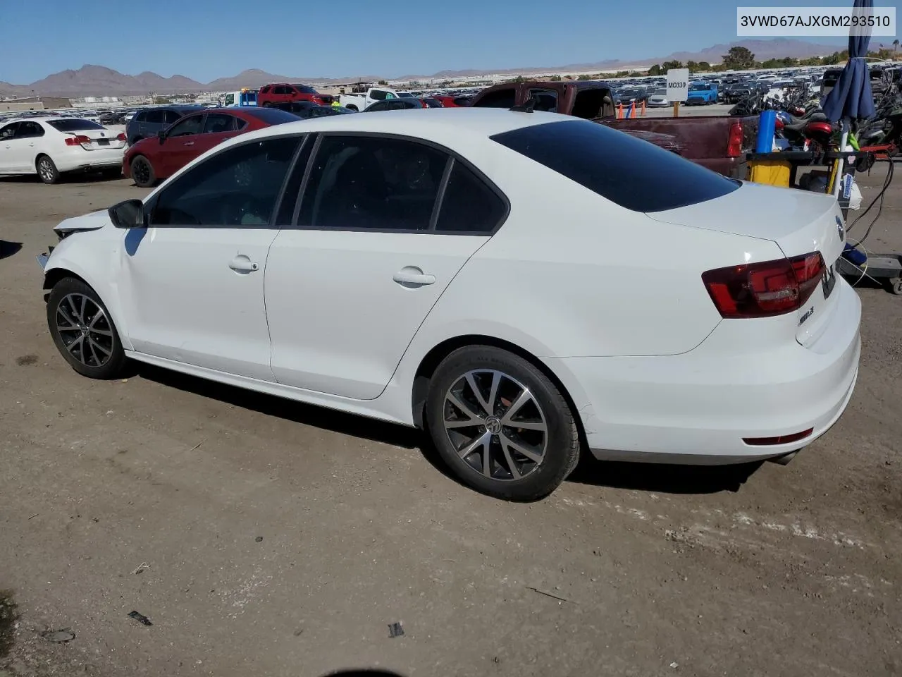 2016 Volkswagen Jetta Se VIN: 3VWD67AJXGM293510 Lot: 72265854