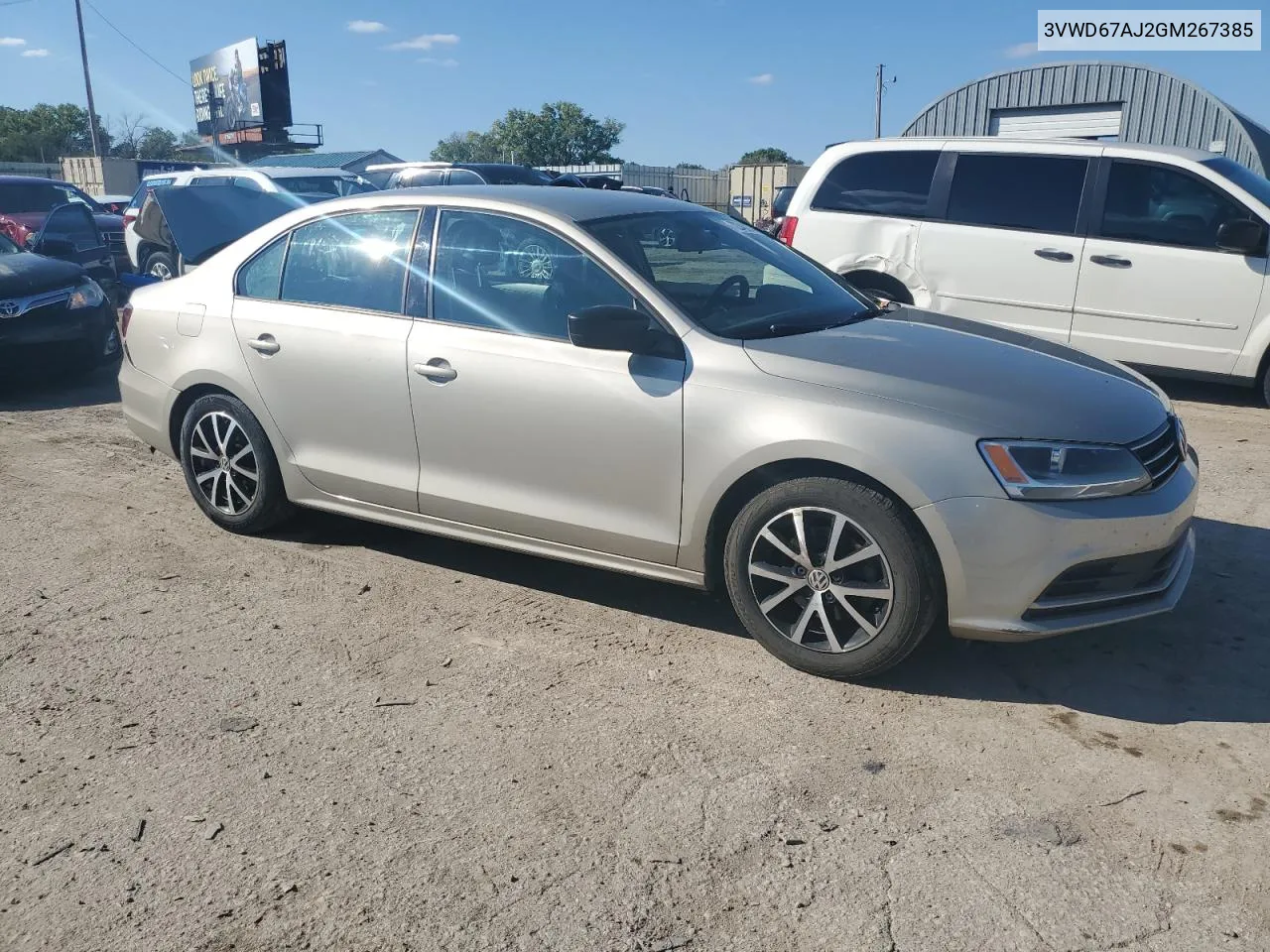 2016 Volkswagen Jetta Se VIN: 3VWD67AJ2GM267385 Lot: 72340294