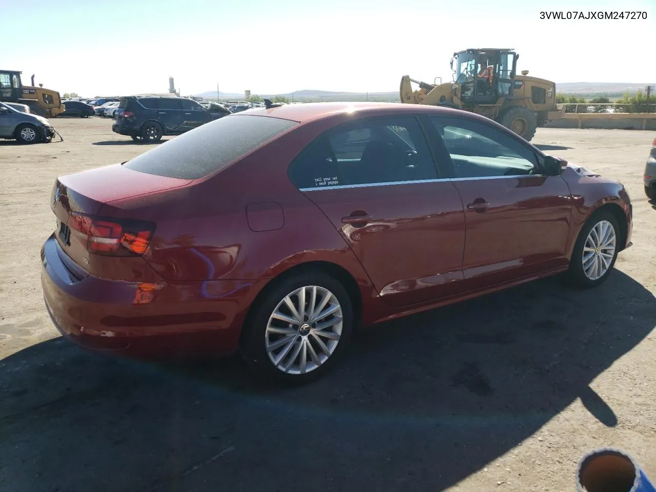 3VWL07AJXGM247270 2016 Volkswagen Jetta Sel