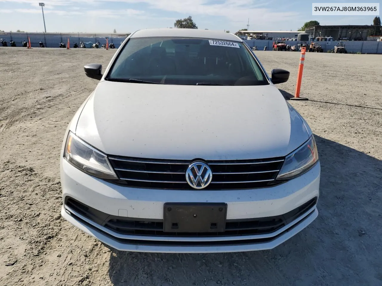 3VW267AJ8GM363965 2016 Volkswagen Jetta S