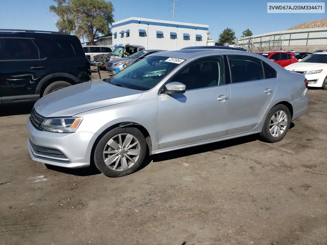 3VWD67AJ2GM334471 2016 Volkswagen Jetta Se